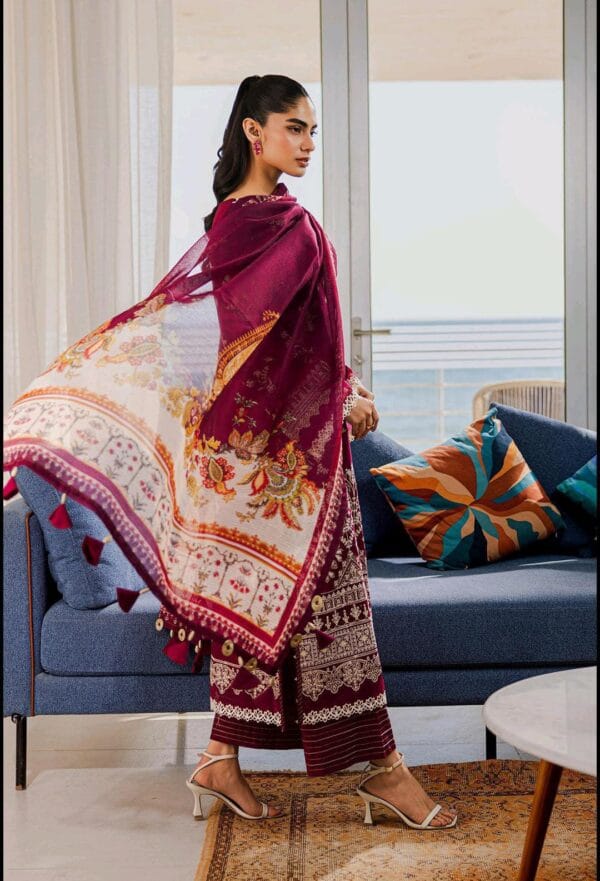 Zellbury Luxury Chikankari 3pc - Image 3