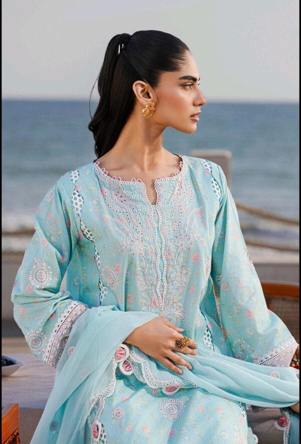 Zellbury Luxury Chikankari 3pc - Image 3