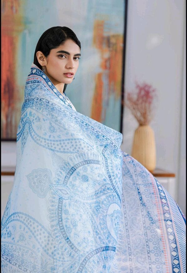 Zellbury Luxury Chikankari 3pc - Image 4