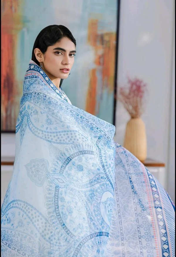Zellbury Luxury Chikankari 3pc - Image 4