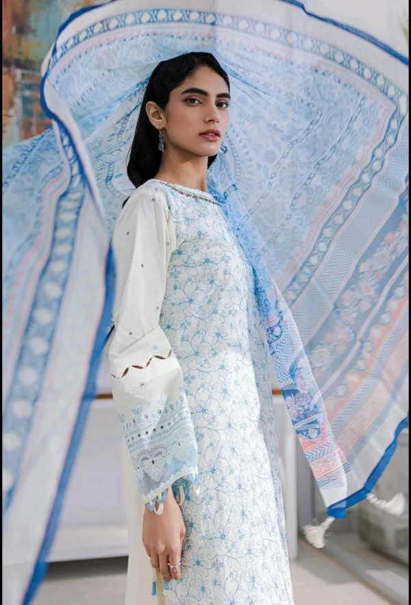 Zellbury Luxury Chikankari 3pc - Image 3