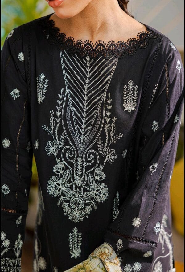 Zellbury Luxury Chikankari 3pc - Image 4