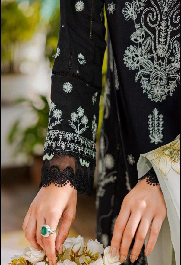 Zellbury Luxury Chikankari 3pc - Image 3