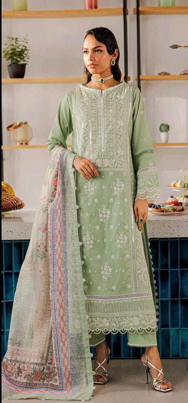 Zellbury Luxury Chikankari 3pc - Image 3