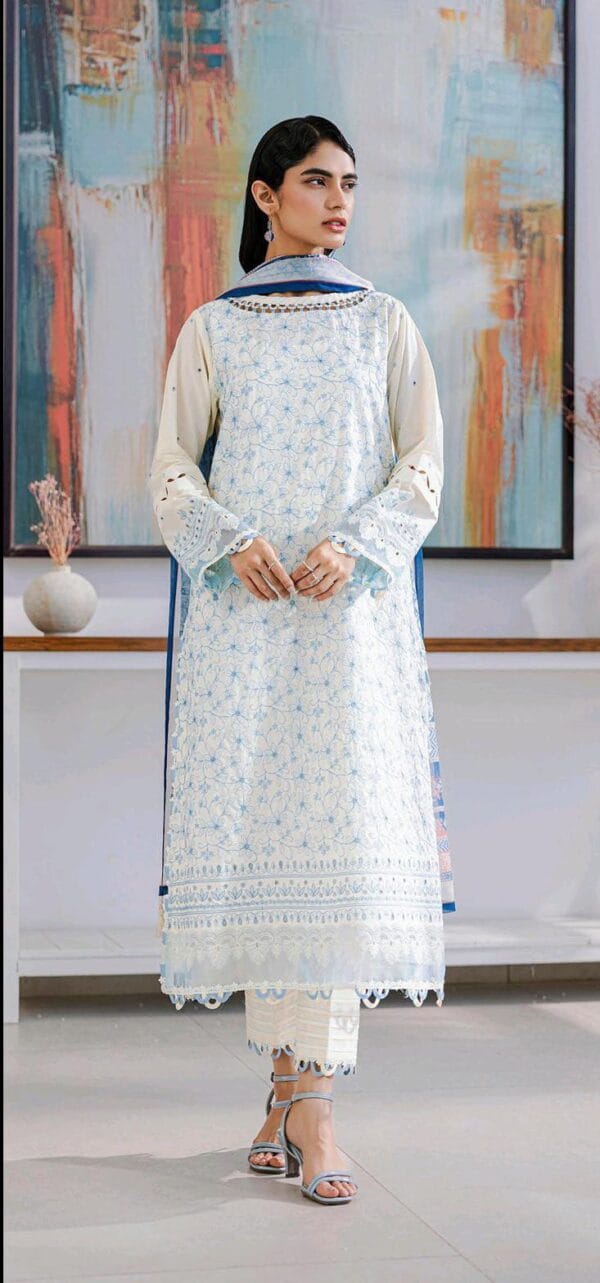 Zellbury Luxury Chikankari 3pc - Image 2