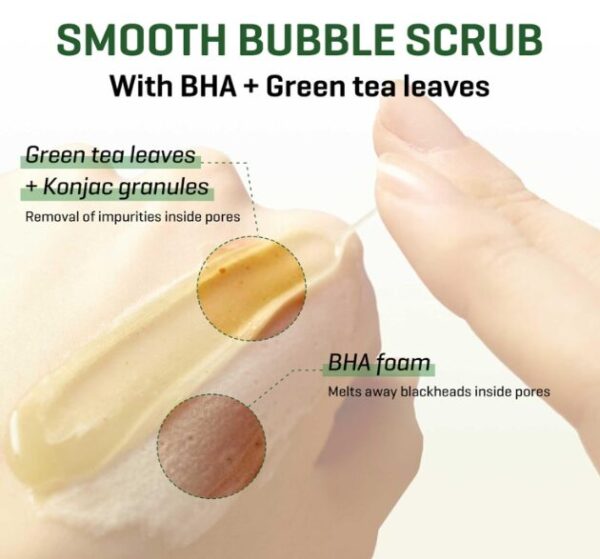 SOME BY MI Bye Bye Blackhead 30 Days Miracle Green Tea Tox Bubble Cleanser - Image 4