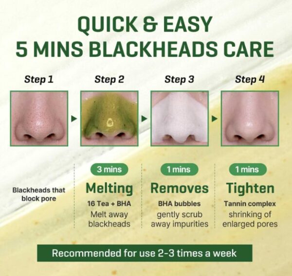 SOME BY MI Bye Bye Blackhead 30 Days Miracle Green Tea Tox Bubble Cleanser - Image 5