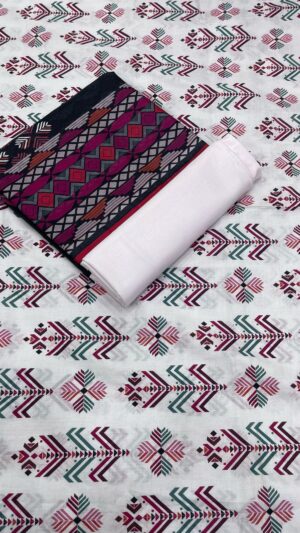 Binsaeed 3 pc lawn 1H